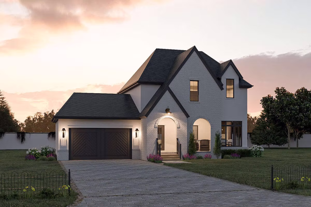 The Hawthorne — Tudor Revival home plan by GSP Homes