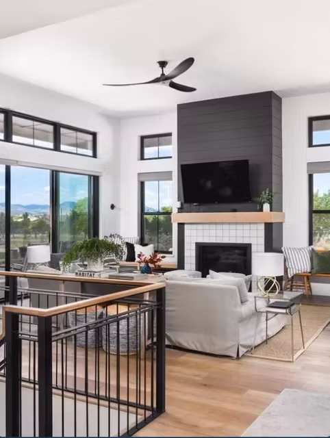 The Ironwood modern craftsman custom home interior view 11