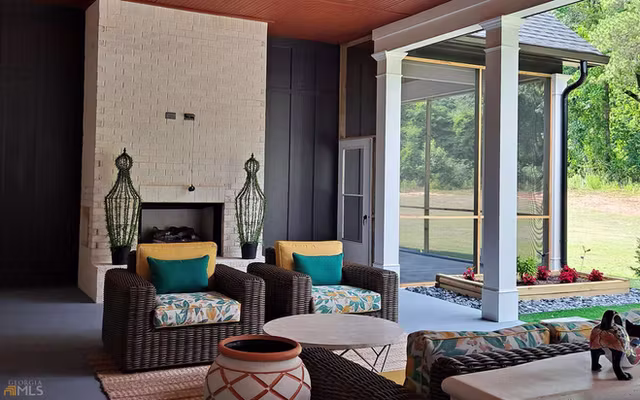 The Magnolia southern classic custom home exterior view 7