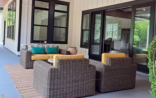 The Magnolia southern classic custom home exterior view 8