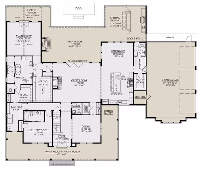 The Magnolia floor plan sheet 2