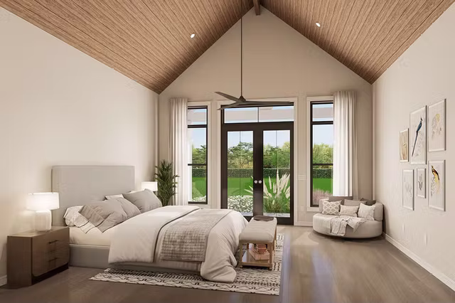 The Magnolia southern classic custom home interior view 8