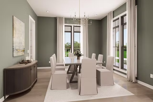 The Magnolia southern classic custom home interior view 9