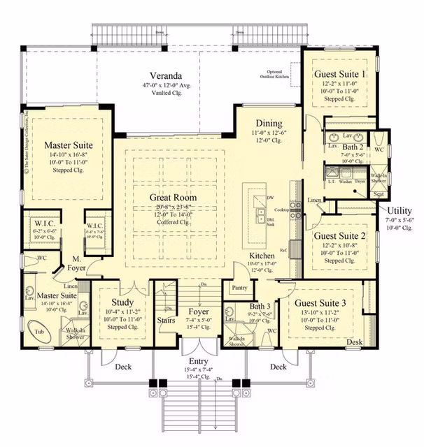 The Palmetto floor plan sheet 1
