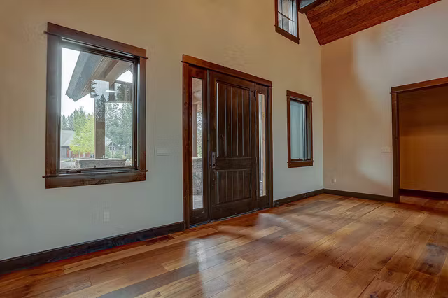 The Sierra mountain modern custom home interior view 2