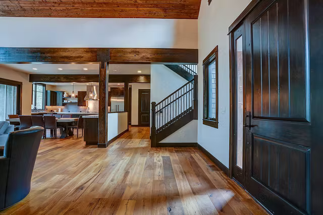 The Sierra mountain modern custom home interior view 3