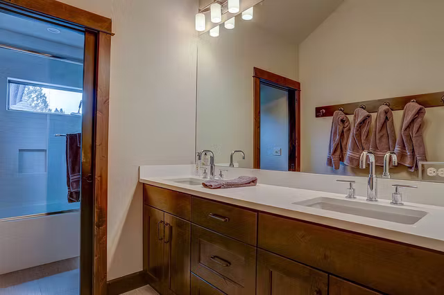 The Sierra mountain modern custom home interior view 4