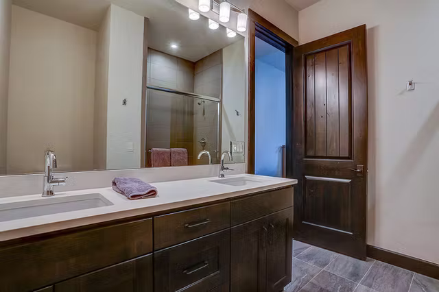 The Sierra mountain modern custom home interior view 6