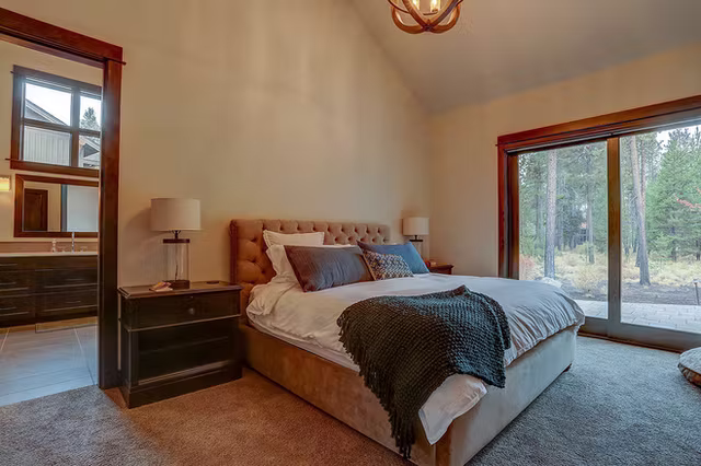 The Sierra mountain modern custom home interior view 19