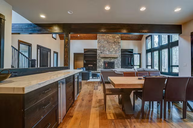 The Sierra mountain modern custom home interior view 25