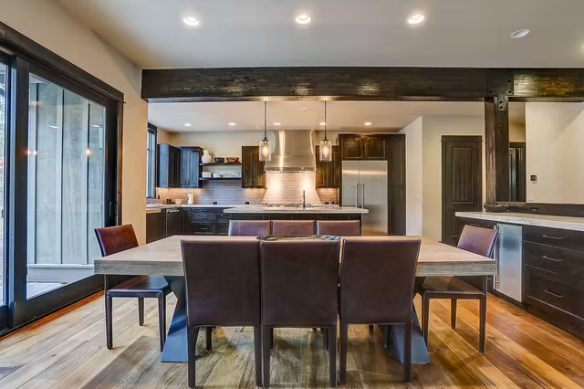 The Sierra mountain modern custom home interior view 26