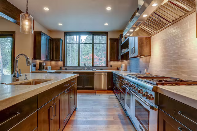 The Sierra mountain modern custom home interior view 33