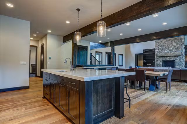 The Sierra mountain modern custom home interior view 34