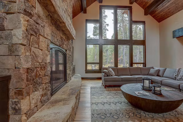 The Sierra mountain modern custom home interior view 36