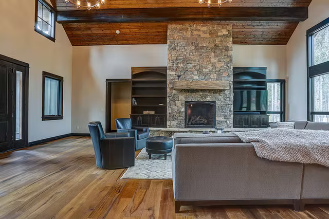 The Sierra mountain modern custom home interior view 37