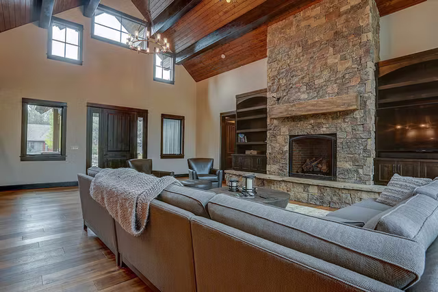 The Sierra mountain modern custom home interior view 38